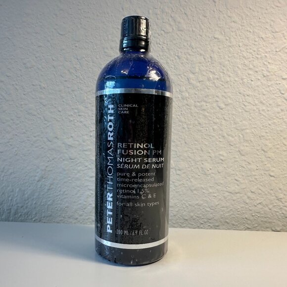 Peter Thomas Roth  *MEGA SIZE* RETINOL FUSION PM NIGHT SERUM 6.7OZ PRO SIZE - Picture 1 of 4
